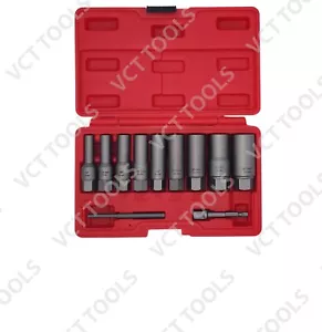 11Pc Spiral 3" Deep Extractor Set for Removing Spark plugs, Bolts, studs, etc. - Picture 1 of 6