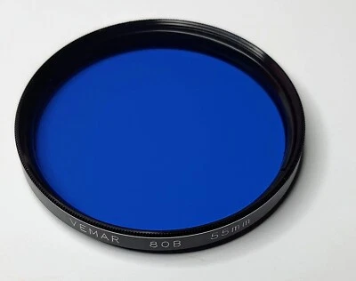 Genuine Vemar 55mm 80B 80-B 80 B Color Conversion Glass Lens Filter Japan 55 mm - Image 1 of 4