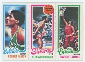 1980-81 TOPPS ROBERT PARISH - LEONARD ROBINSON - DWIGHT JONES #2