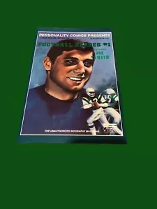 1991 Sports Personalities Joe Namath #1 Limited Edition Comic Book Ex - Picture 1 of 5