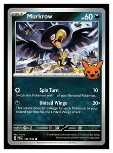 Pokemon Murkrow 131/193 2023 Trick or Trade Halloween Trick or Treat Common - Picture 1 of 1