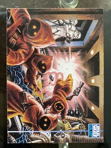 1995 TOPPS STAR WARS GALAXY SERIES 3 TRADING CARD 1A3 No. 346 JAWA JAWAS