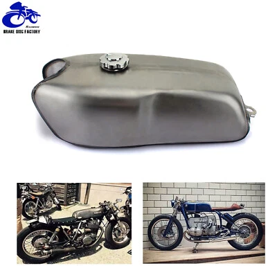 9L / 2.4 Gal Vintage Cafe Racer Universal Gas Fuel Tank RD50 RD350 RD400 FOR BMW - Изображение 1 из 4