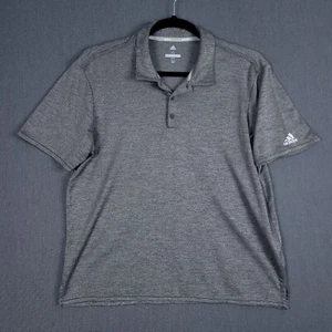 Adidas Shirt Mens XL Heather Gray Ultimate365 Short Sleeve Performance Golf Polo - Picture 1 of 9