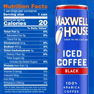 Maxwell House Black Ready-to-Drink Iced Coffee 11 oz ( Pack of 12 )~06/22/2026 - Picture 1 of 2
