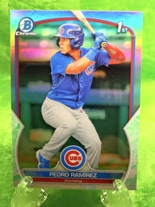 Pedro Ramirez - Lunar Glow - 2023 Bowman Chrome #BCP-2 Chicago Cubs - Picture 1 of 11
