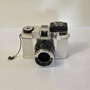 Lomography Diana F+ Chrome Edition Camera with Lens & Cap Ring Untested AS IS - Bild 1 von 10