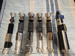 Star Wars Original Trilogy Lightsaber Prop Replicas Luke Skywalker Darth Vader - Picture 1 of 22