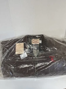 Vintage Pella Rugged Outdoor Clothing Coat Men's XL Brown Full Zip Jacket Y2K - Picture 1 of 7