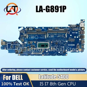 For DELL Latitude 5400 LA-G891P Laptop Motherboard i3 i5 i7 CPU 100% Tested - Afbeelding 1 van 6