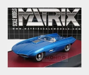 1:43 MATRIX Pontiac Vivant 77 Adams Spider 1965 Blue Met MX51606-031 - Foto 1 di 2