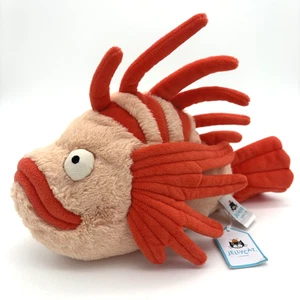 Jellycat Lois Lionfish Soft Plush Toy Retired Fish Peach Coral Red LIO3LF - Picture 1 of 14