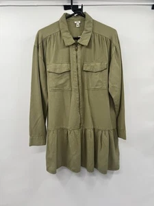 River Island Khaki Daywear Long Sleeve Dress Size 10 - Picture 1 of 2