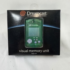 Sega Dreamcast VMU Visual Memory Unit NEW Smoke Green OEM HKT-7000 SEALED NIB