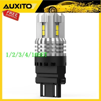 3157 3156 Bombillas LED de Respaldo Inverso 6000K Blanco 2000LM Super Brillante 1~10 Juego Foto 1 de 4