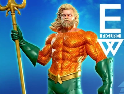 Estatua Aquaman Fan Art escala 1/6, pintada o sin pintar - hecha a pedido Foto 1 de 4