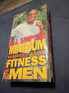 O.J. Simpson - Minimum Maintenance Fitness for Men (VHS, 1994). 4t - Picture 1 of 4
