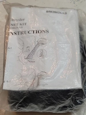 KIT RED ASIENTO/ALMACENAMIENTO DAIMLER CHRYSLER MINI VAN NO. 05028626AB sello de fábrica Foto 1 de 3