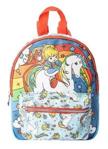 🌈Rainbow Brite Mini Backpack NEW W/tags FREE Mystery Surprise Inside Backpack! - Picture 1 of 4
