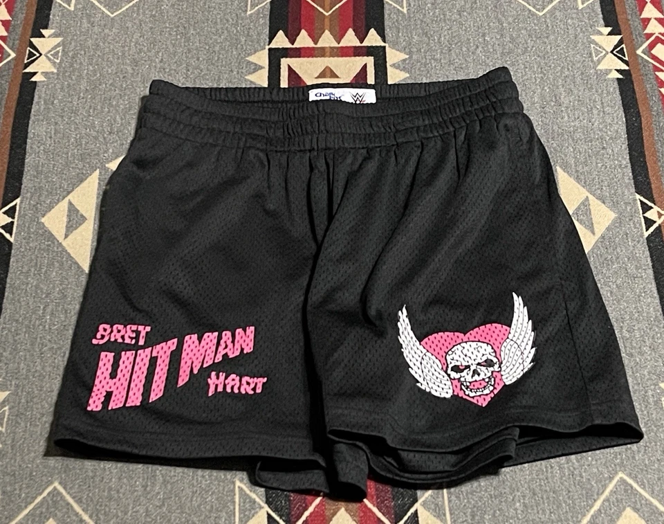 Pantalones Cortos Chalk Line Bret Hitman Hart Venice S Malla Negra T40 Foto 1 de 4