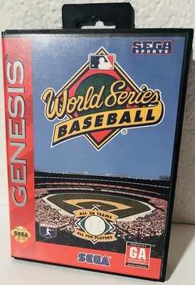 World Series Baseball Complete Authentic Sega Genesis Game Game Case Manual - Image 1 of 2