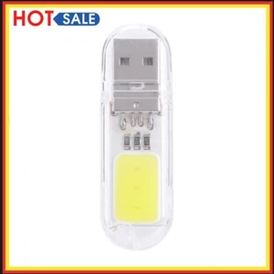 Mini Portable USB Book Light Bright Reading Lamp for PC Laptop (White 3COB) - Bild 1 von 10