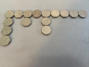 Sortiment einzigartiger 50p Münzen - Bild 1 von 17