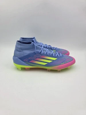 Womens Size 10 Blue/Pink/Lemon Adidas F50 Pro FG Mid-Cut Soccer Cleats IH3863 - Image 1 of 4