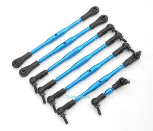 Alloy Tie Rod End Set w/ Screws Fits RC10GT2 Gt2 Blue - Picture 1 of 1