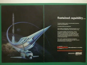 8/1986 PUB AEROJET TECHSYSTEMS AEROSPACE NASA TITAN SPACE SHUTTLE OMS ENGINES AD - Bild 1 von 1