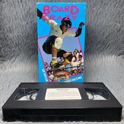 Board Crazy VHS 1988 Lee Taylor Skateboarding World Speed Record Rare Movie Film - Image 1 of 4