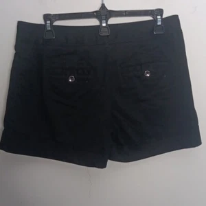 White House Black Market Black Cuffed Shorts 4.5" Inseam Women’s Size 6 Waist:31 - Picture 1 of 14