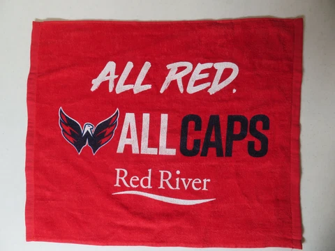 WASHINGTON capitals TOWEL game 5 all CAPS all RED red TOWEL sorry CANES six ZIP Cover