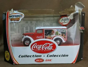 Matchbox Coca-Cola Collection 1937 GMC Haddon Sundblom Diecast Model Coke Santa - Picture 1 of 10
