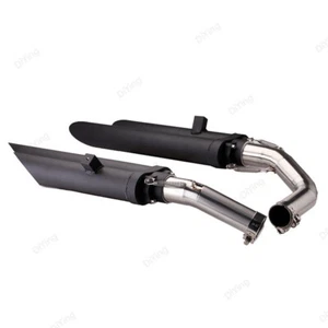 For Yamaha R1 YZFR1 2009-2014 Motorcycle Exhaust Pipe With Slip-On Mid Link Pipe - Picture 1 of 3
