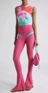 NWT MARSHALL COLUMBIA X Disney Little Mermaid High Waist Flare Leg Pants Large - Picture 1 of 5
