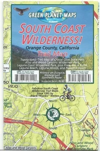 South Coast Wilderness Kalifornien wasserdichte Wanderkarte von Frank Nielsen - Bild 1 von 3