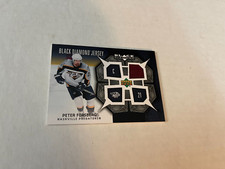 2007-08 UD BLACK DIAMOND PETER FORSBERG SP JERSEY CARD BDJ-PF PREDATORS