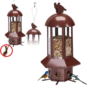 Professional Squirrel Proof Bird Feeders - Large Capacity 5.06 Lbs Bird Feeder - Picture 1 of 8