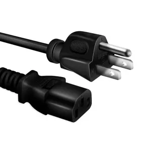Cable de alimentación de CA UL 6 ft 3 clavijas enchufe de EE. UU. para monitor LCD Dell U2410 - Imagen 1 de 4