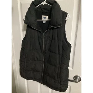 OLD NAVY Men's black thick fleece lined vest LG - Picture 1 of 2