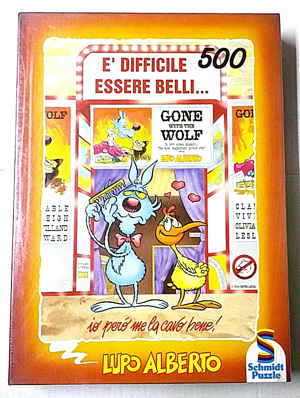 PUZZLE 500 PEZZI LUPO ALBERTO 470x320 mm SCHMIDT 1994 SIGILLATO MADE IN GERMANY  - Immagine 1 di 1