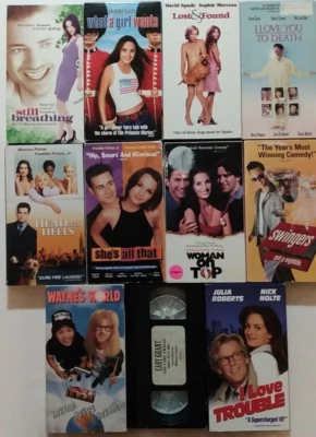 11 VHS Romantic Comedy Still Breathing What a Girl Wants She's All That Firth - Image 1 of 4