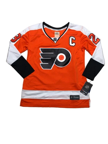 NWTS Fanatics Women’s Philadelphia Flyers Claude Giroux #28  Jersey Sz M NHL Cover