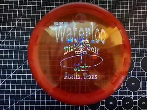 DYNAMIC DISCS LUCID GETAWAY 172.96 GRAMS CANDY APPLE RED w/FRACTAL HOT-STAMP - Picture 1 of 2