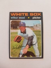 WILBUR WOOD 1971 TOPPS BASEBALL CARD #436 CHICAGO WHITE SOX