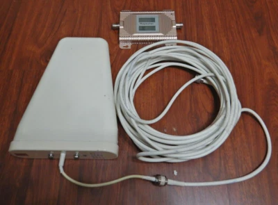 Cell Phone Signal Booster Dual Band Amplifier CDMA PCS 850/1900MHz Repeater - Image 1 of 4