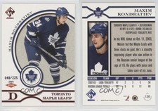 2003-04 Pacific Private Stock Reserve Red /225 Maxim Kondratiev #138 Rookie RC