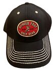 American Needle Black Golf Hat Winged Foot Golf Club Logo Patch New