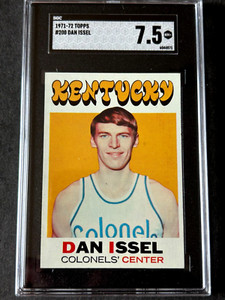 1971-72 TOPPS #200 DAN ISSEL RC  SGC 7.5 NM+